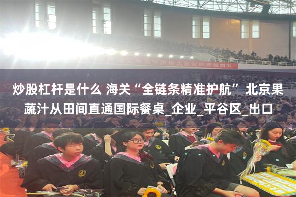 炒股杠杆是什么 海关“全链条精准护航” 北京果蔬汁从田间直通国际餐桌_企业_平谷区_出口