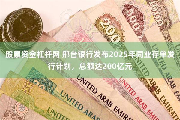 股票资金杠杆网 邢台银行发布2025年同业存单发行计划，总额达200亿元