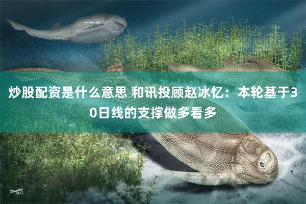 炒股配资是什么意思 和讯投顾赵冰忆：本轮基于30日线的支撑做多看多